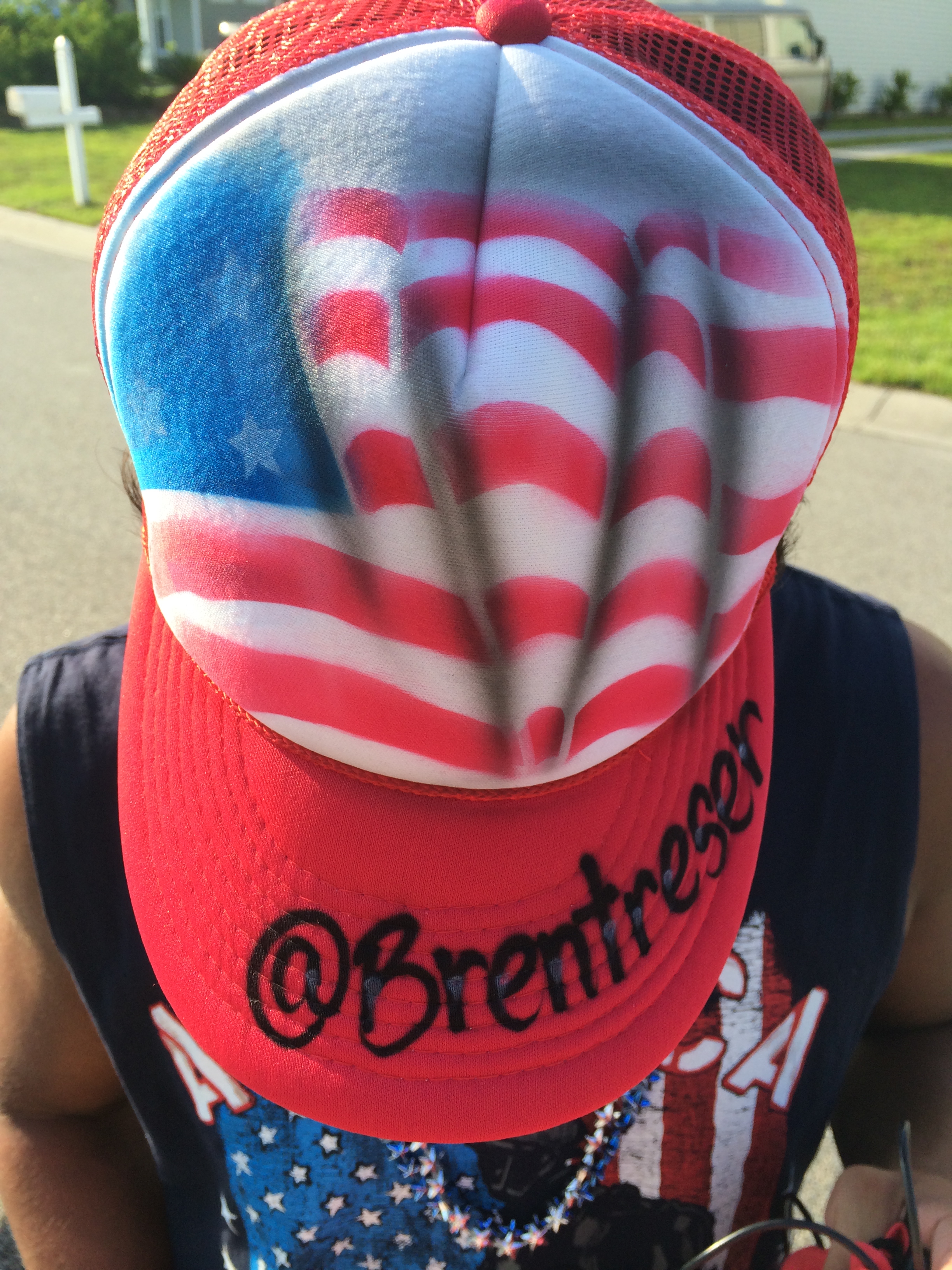 What do you think about the hat I had custom made for the Fourth of July?