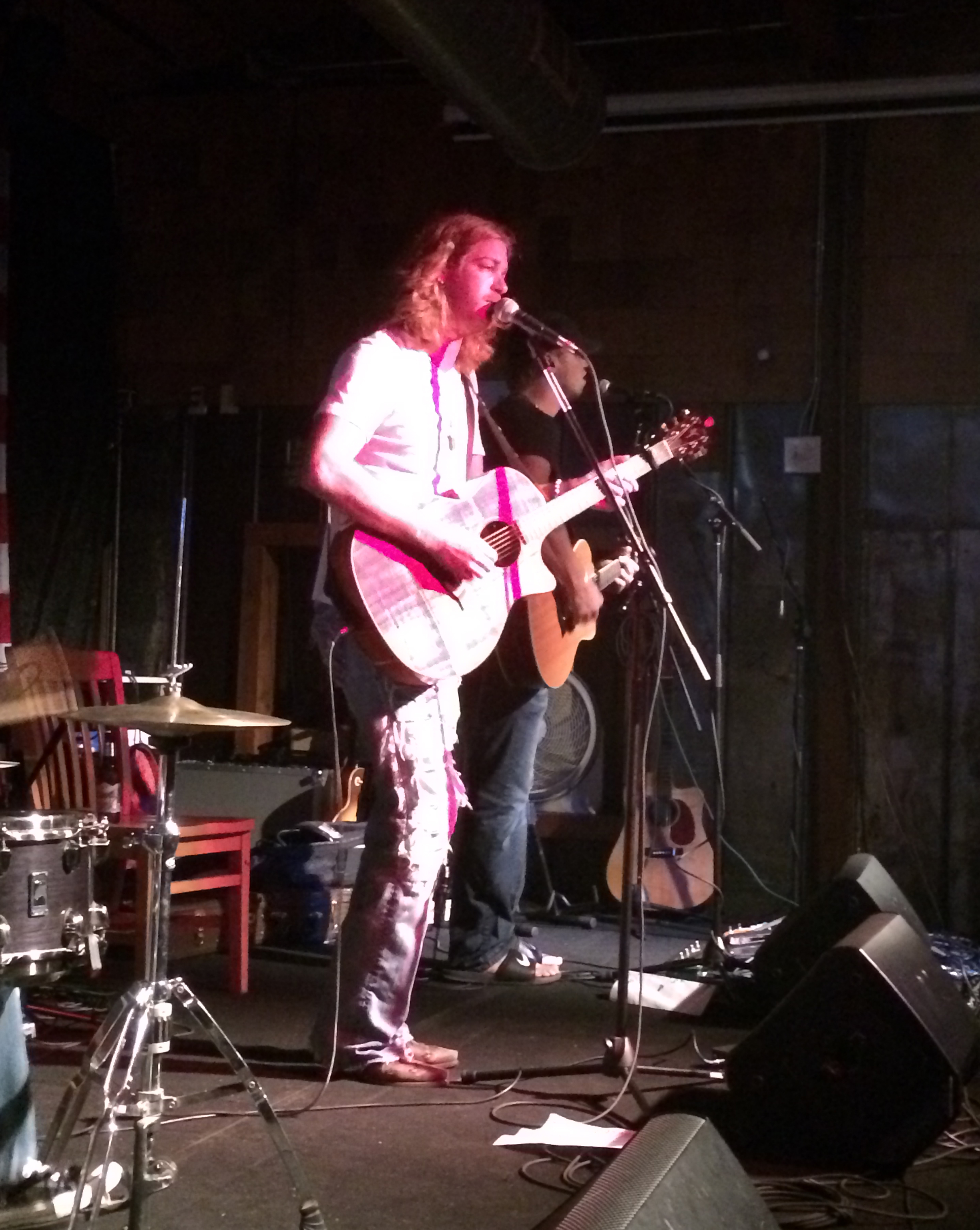 My up close view of Bucky Covington on Friday night.