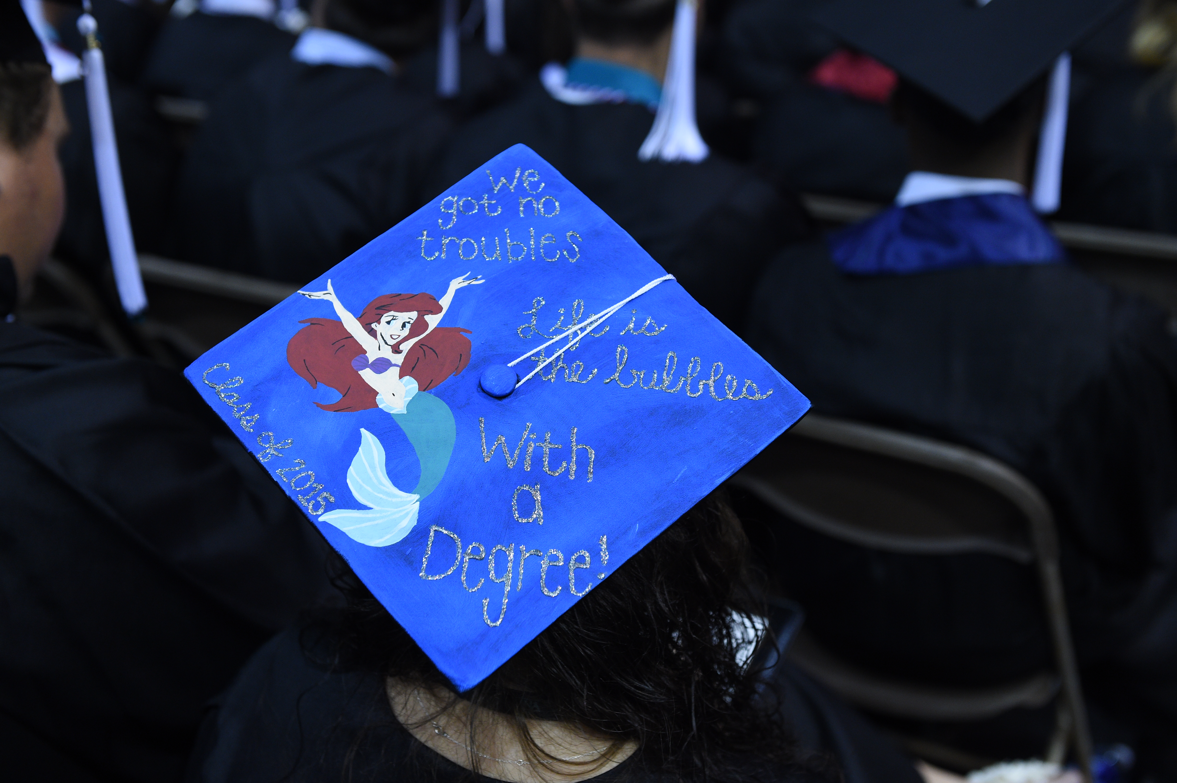 Although it didn't come close to winning, I thought the "Little Mermaid" cap was cool.