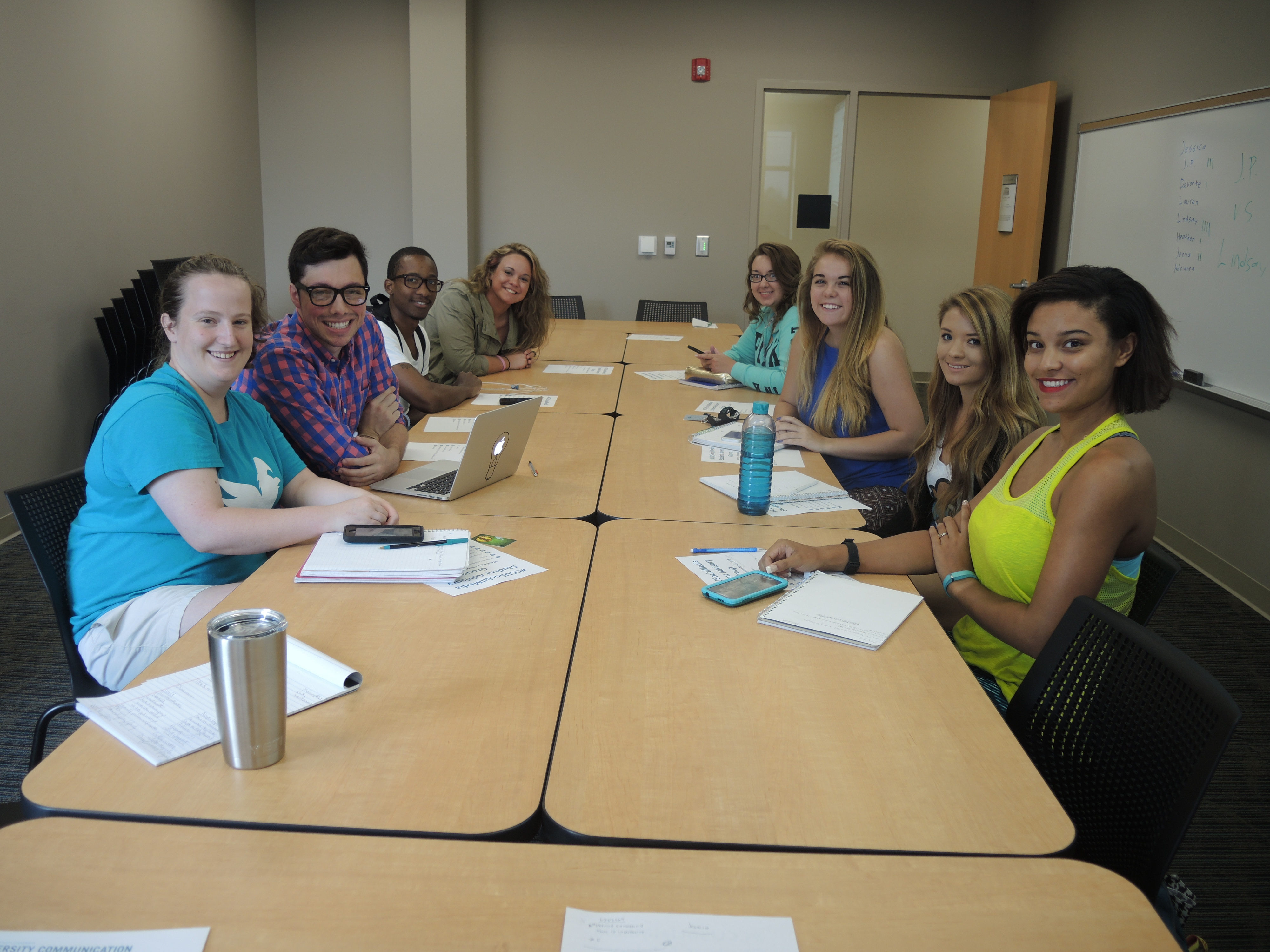 I got to meet with my #CCUSocialMedia Student Advisory Group today.