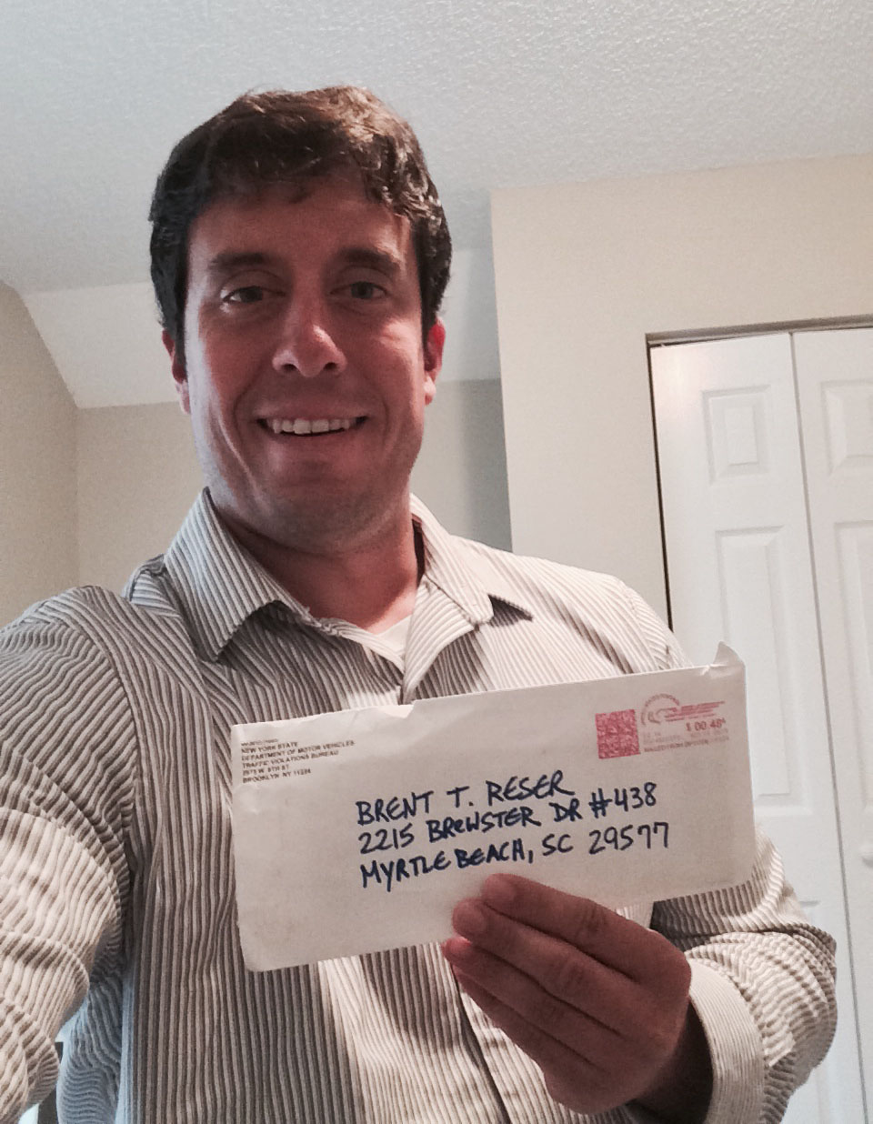 Although I am smiling while holding the envelope that contained the decision regarding my case from the New York State DMV, was it in fact a favorable one?