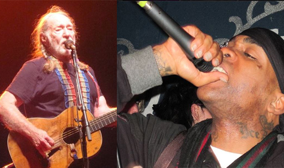 Photos I took of both Willie Nelson and Mike Jones during their concerts in Missoula