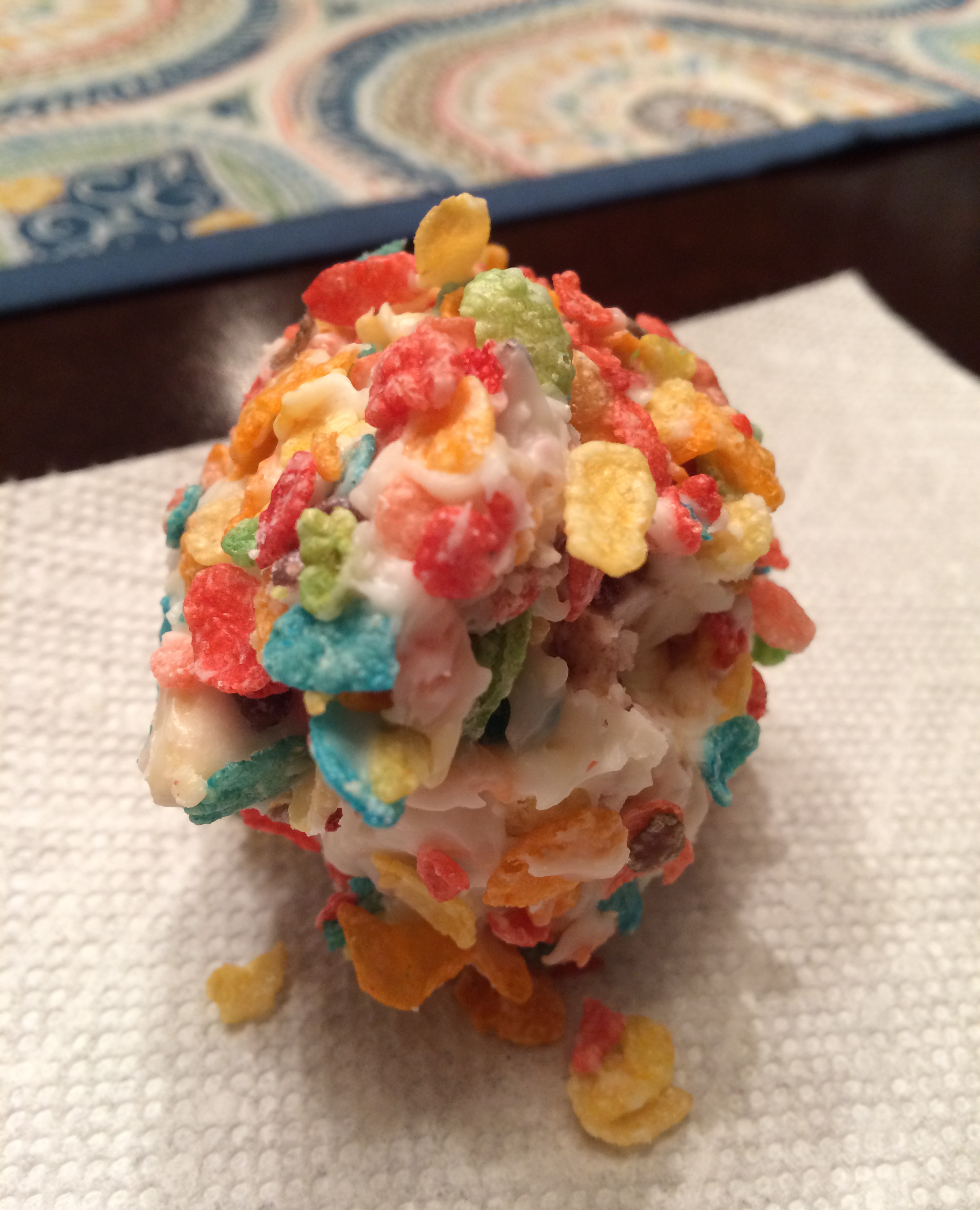 The Fruity Pebbles provided a beautiful and fun touch.