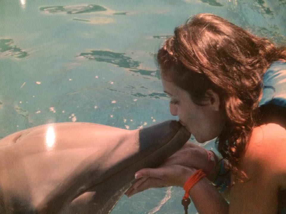 Dolphin kisses