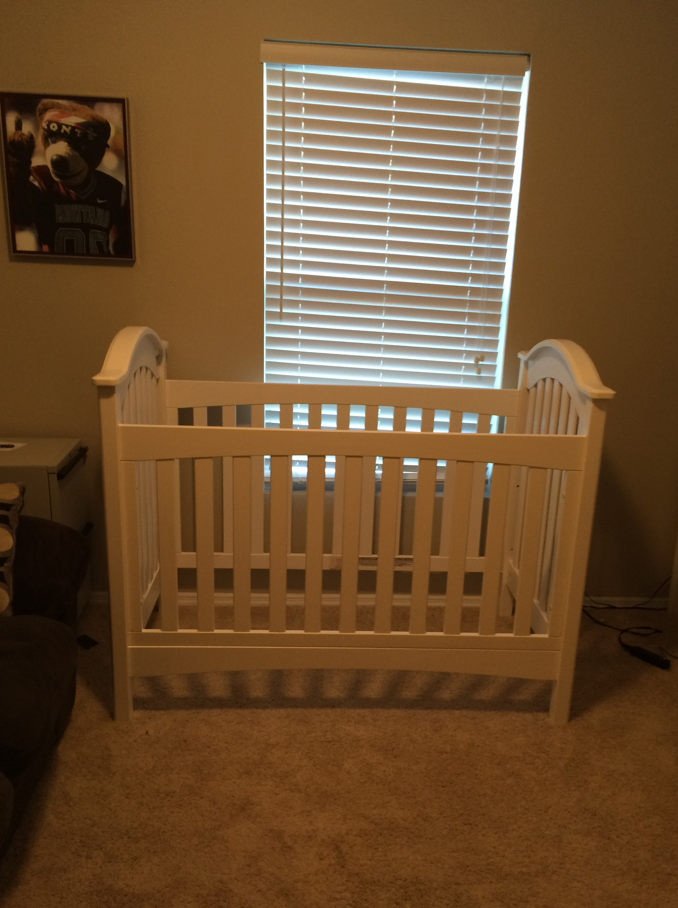 This is the crib we bought last week for our baby!