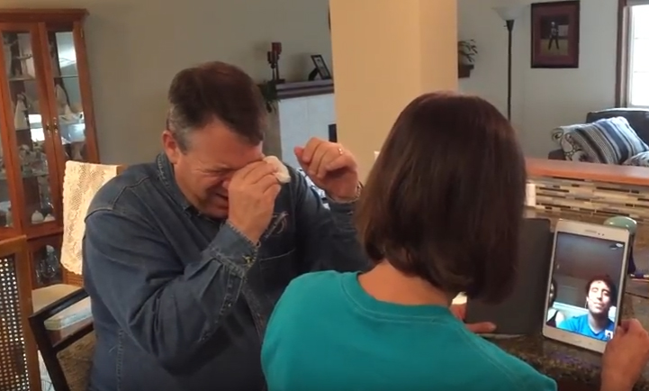 I created a video of the reaction of my parents after Sidney and I told them we are expecting.