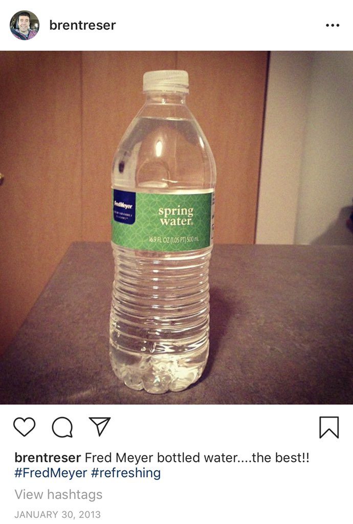 Fred Meyer bottled water Don't Blink