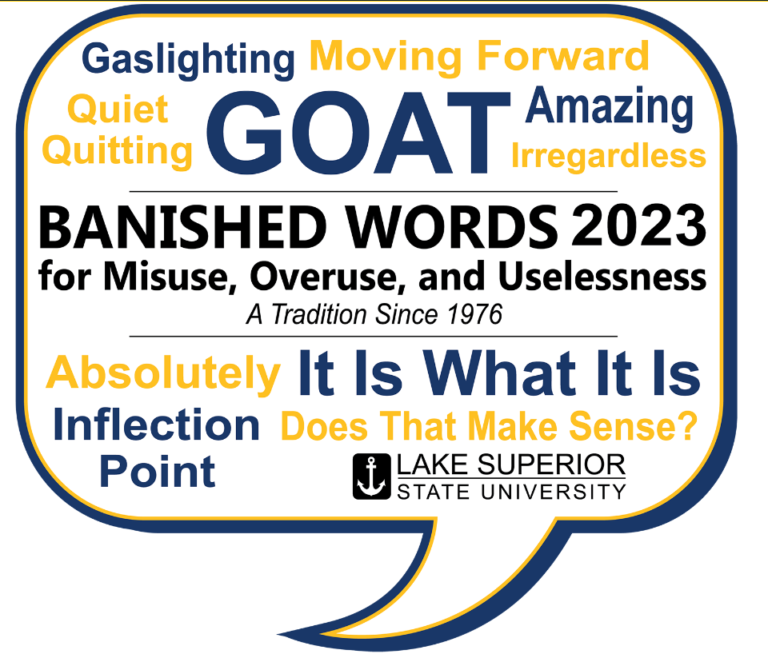 Fun With Banished Words in 2023 Don't Blink