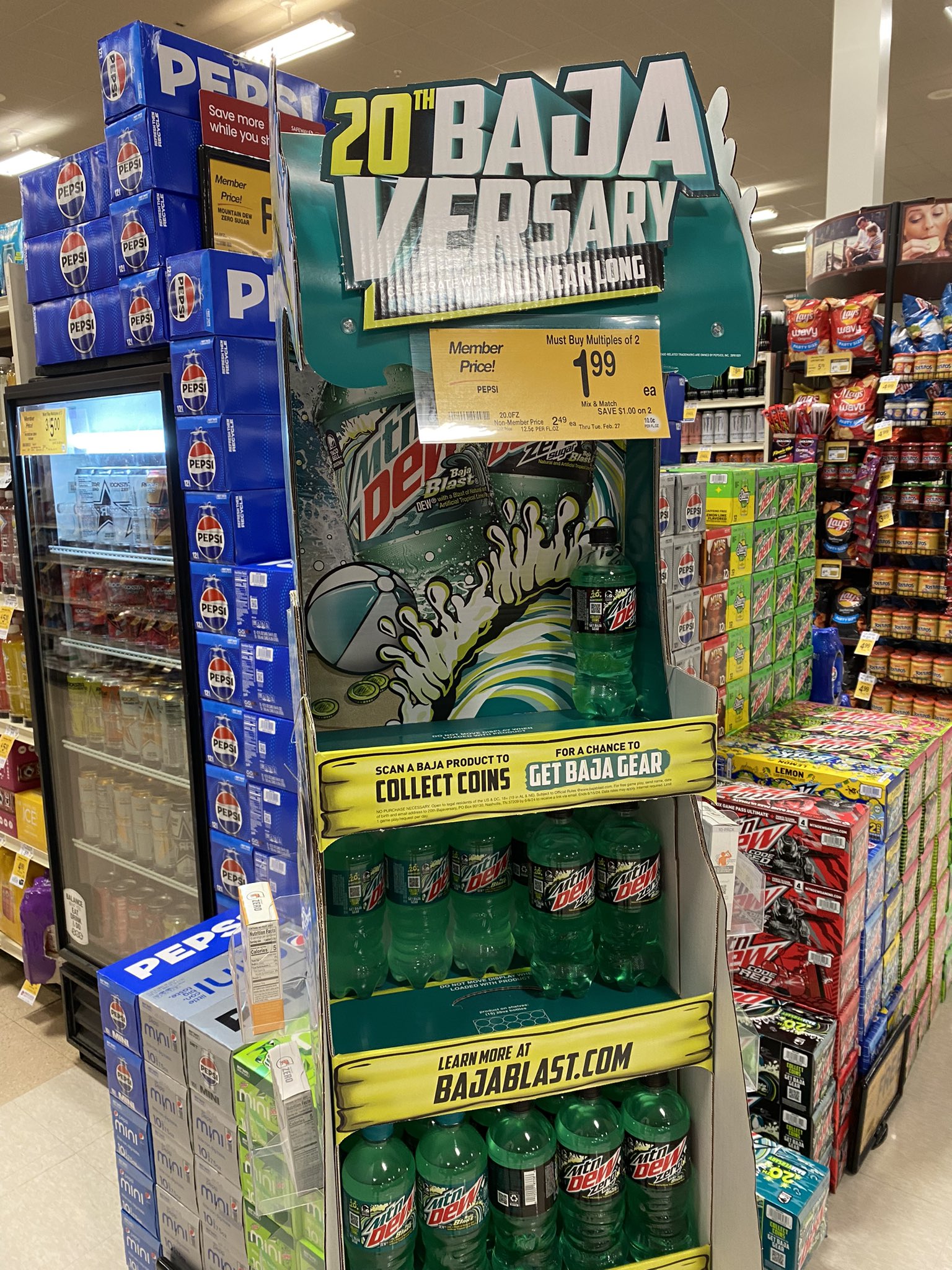 Not just Taco Bell: Mountain Dew Baja Blast hits US grocery store shelves  in 2024